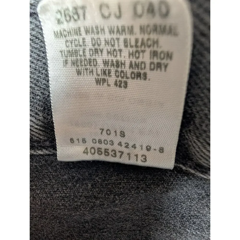 Levi’s 550 Relaxed Fit Jeans Light Wash Black Mens 36 x 30 90s Streetwear Y2K